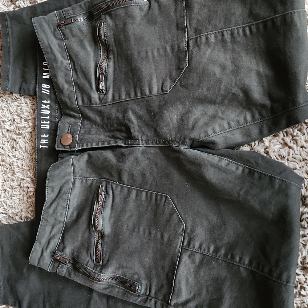 Cotton On Womans Olive Green Pants Size 8 - Picture 2 of 10